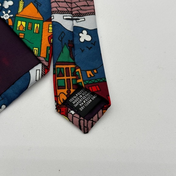 Balancine Tie Works Disney Mickey & Co. Neck Tie - Mickey Mouse Walking Pluto - Picture 5 of 5